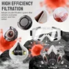 Reusable Half Face 6200 Gas Mask with Filters